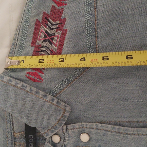 Urban Outfitters BDG Denim Embroidered Shirt - Picture 9 of 9